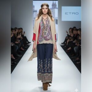 RARE Etro Multicolor Paisley Shirt